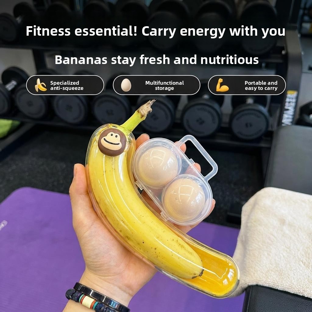 The Nutrition Fitness - Portable Fitness Banana Storage Box Oxidation