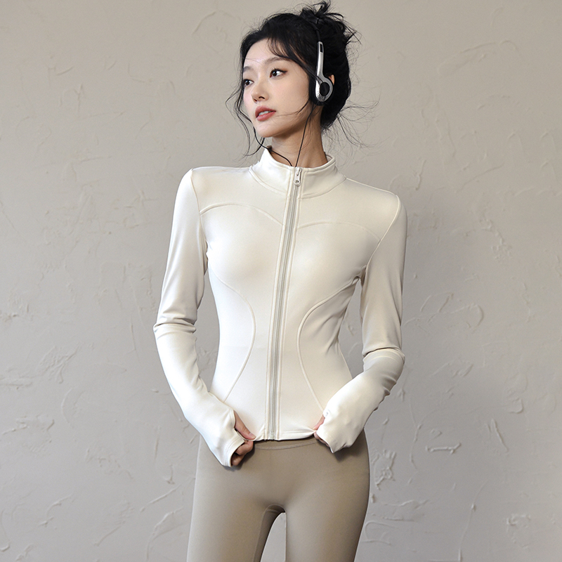 Fitness & Nutrition Lab - Long Sleeve Sports Jacket Women Zip
