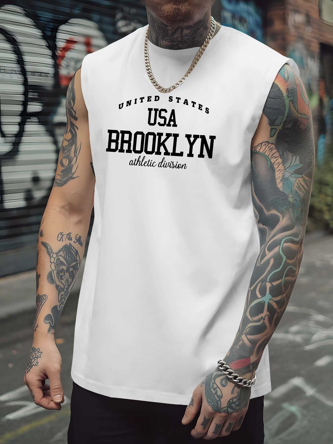 Fitness & Nutrition Lab - Men's loose sports vest, summer breathable