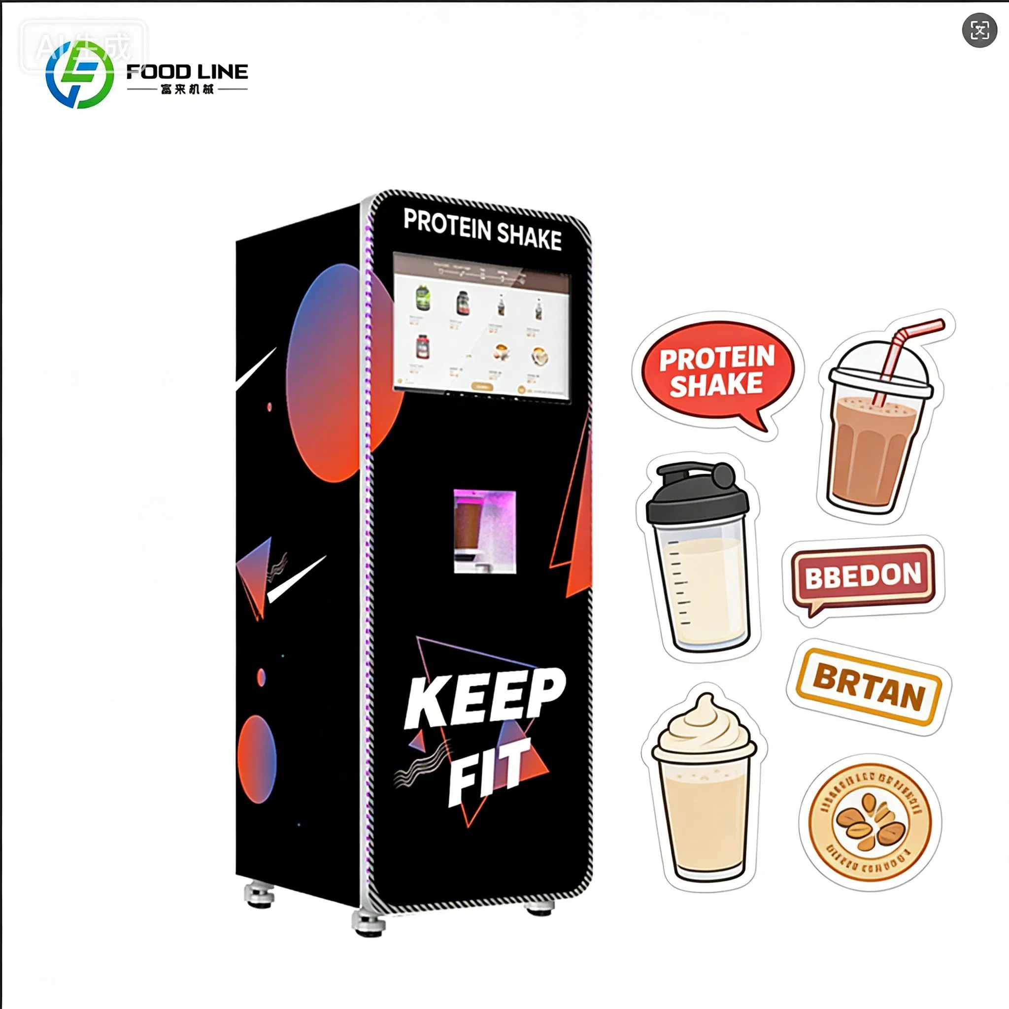The Nutrition Fitness - Nutritional Vending Machine Fully Automatic Protein