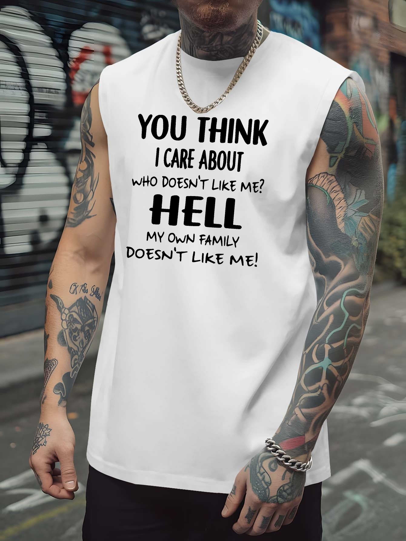 Fitness & Nutrition Lab - Men's Fun Quotes Sleeveless Muscle Tank