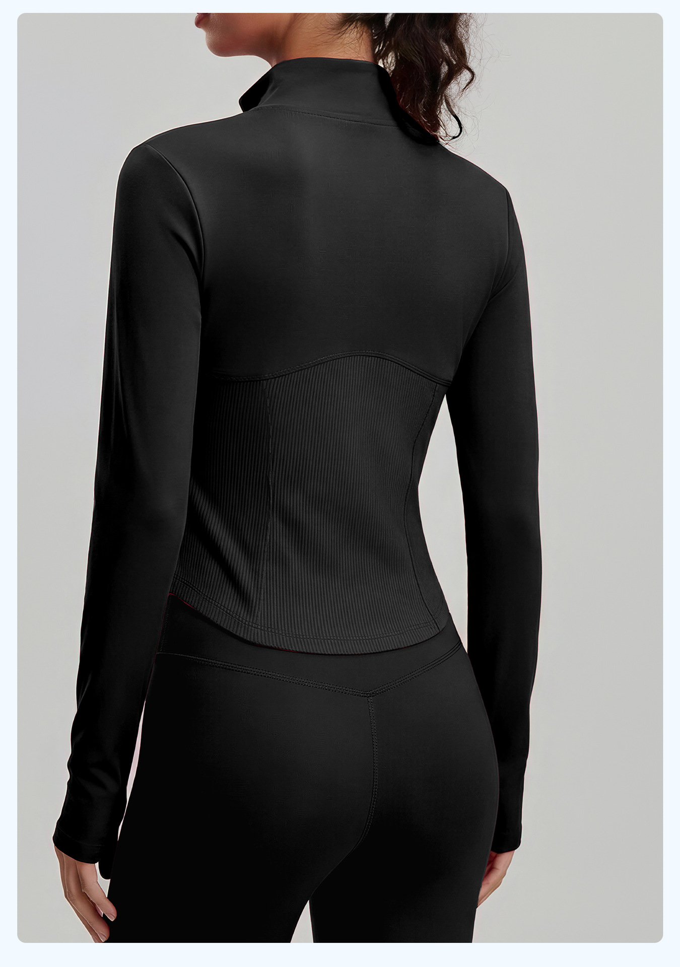 Women's Long Sleeve Zip Jacket - Fitness & Nutrition Lab recensione e prezzo