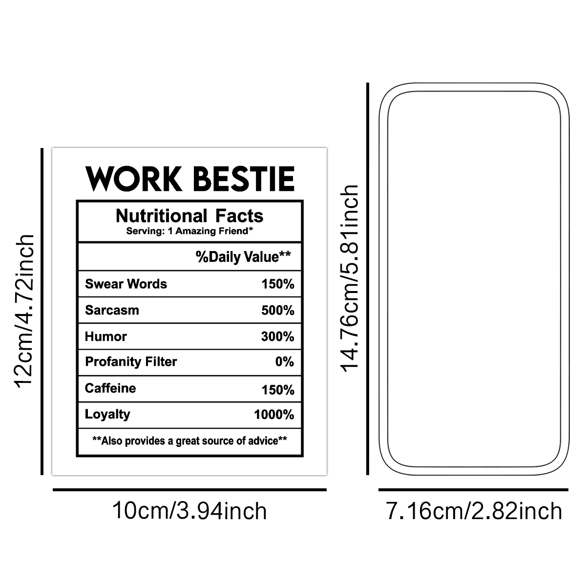 4pcs Funny Work Bestie Wine Bo - Nutrition & Fitness Station recensione e prezzo