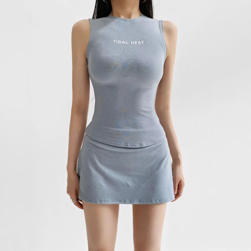New Letter Printed Round Neck  - Fitness & Nutrition Lab recensione e prezzo
