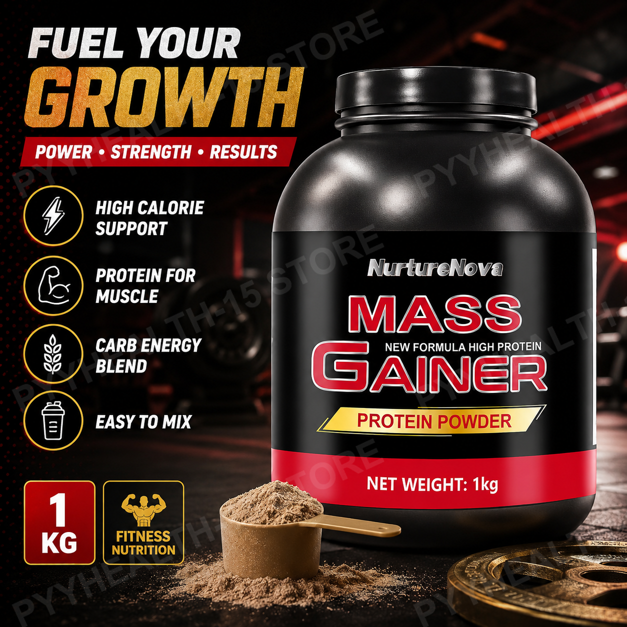 Mass Gainer Protein Powder 1kg - The Nutrition Fitness recensione e prezzo