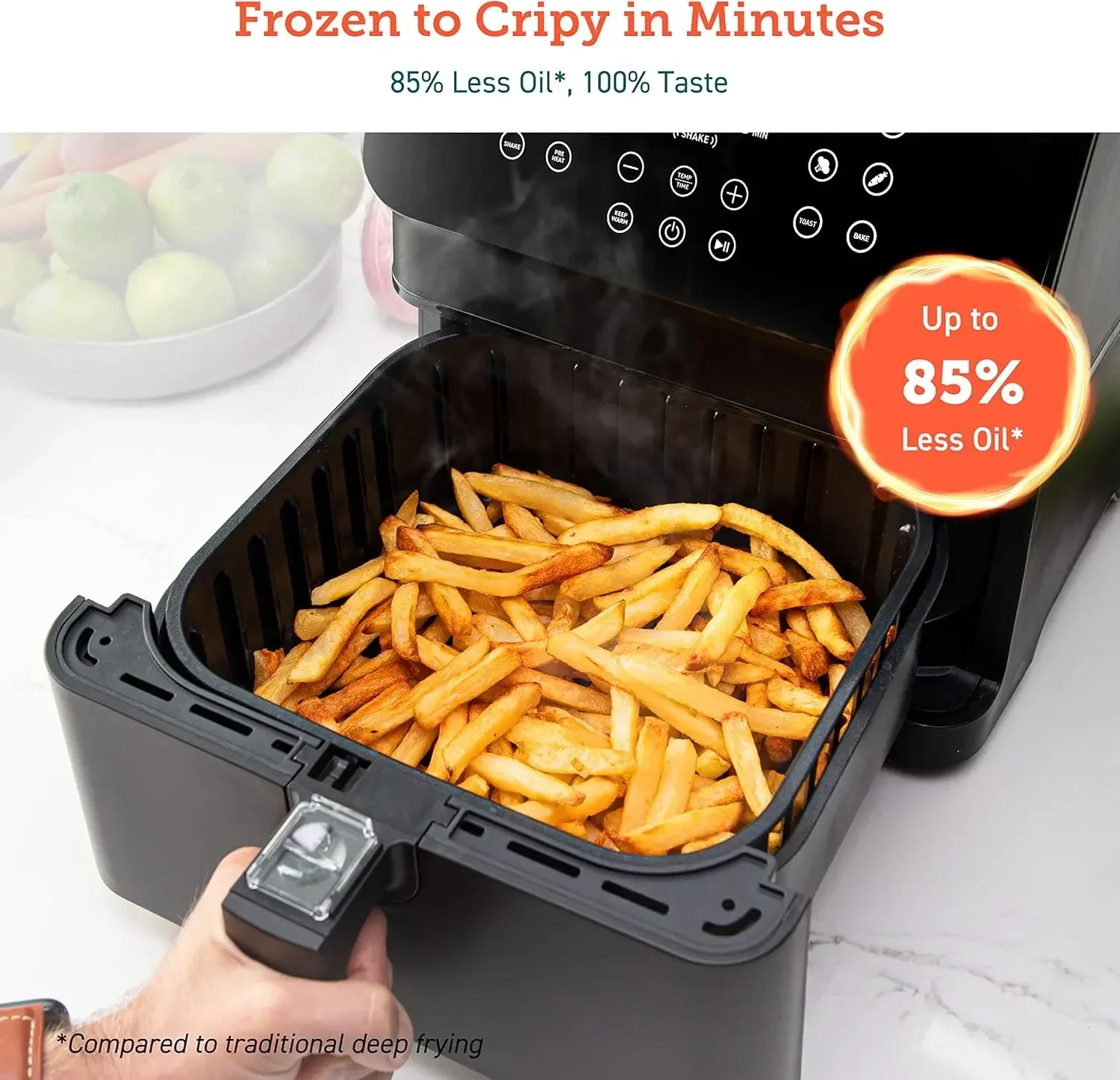 12-in-1 Air Fryer 5.8QT, Toast - Nutrition & Fitness Station recensione e prezzo